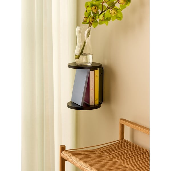 Raft negru etajat 25,5 cm Oto – Hübsch-image-2