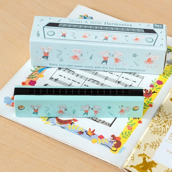 Jucărie muzicală Harmonica Mimi and Milo – Rex London-image-1
