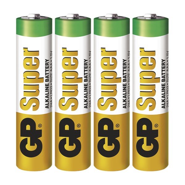 Set 4 baterii alcaline EMOS GP Super AAA-image-1