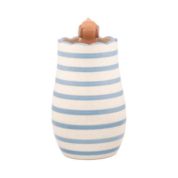 Vază albă din dolomită (înălțime 18,5 cm) Peeking Sausage Dog – Sass & Belle-image-4