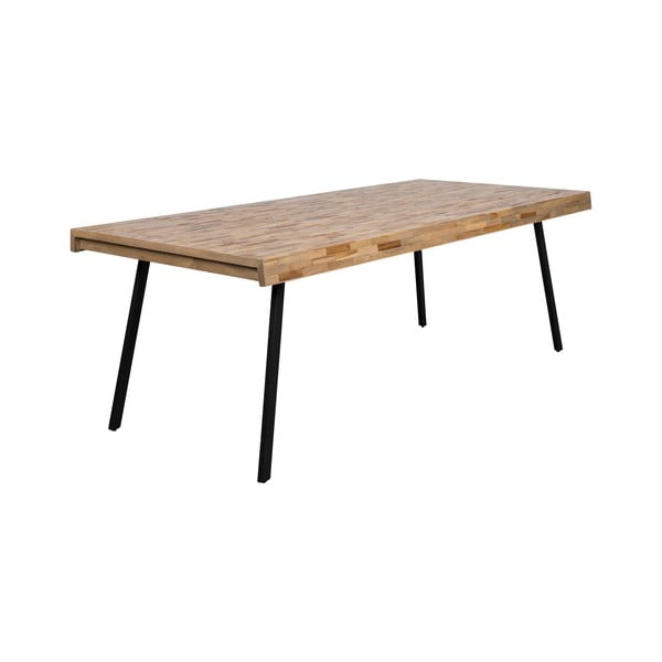 Masă de dining lemn masiv de tec 100x220 cm Suri – White Label-image-2