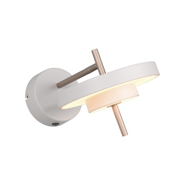 Aplică de perete fildeș LED cu structură flexibilă/cu intensitate reglabilă ø 20 cm Keaton – Trio-image-4