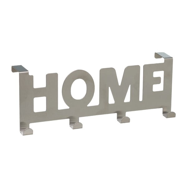 Cuier de ușă argintiu mat din metal 32 cm Home – Casa Selección