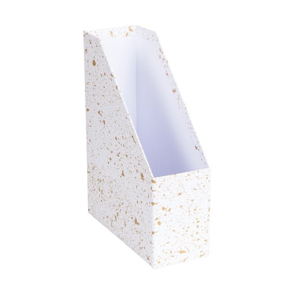 Organizator pentru documente Bigso Box of Sweden Estelle, alb-auriu-image-2