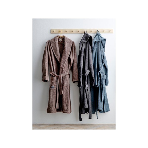 Halat din bumbac organic Södahl, mărime L/XL, gri-image-3