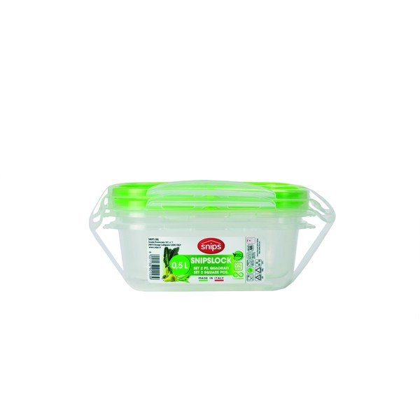Set 2 cutii pentru alimente Snips, 0,5 l-image-4