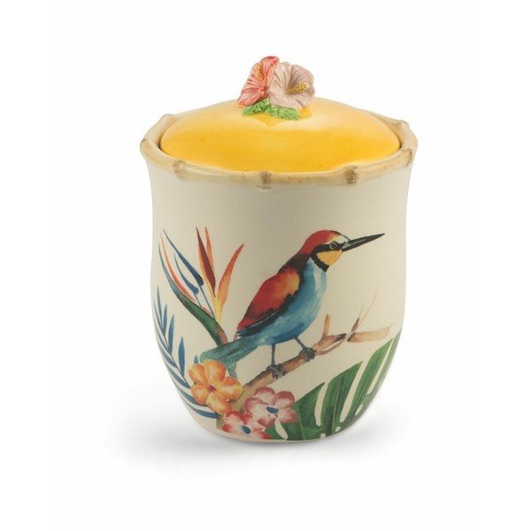 Cutie din ceramică pentru biscuiți Villa d'Este Jungle Giallo
