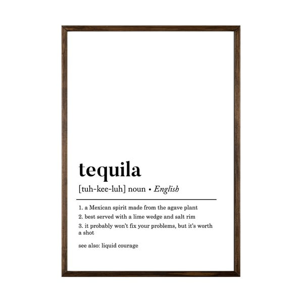 Poster 50x70 cm Tequila – Wallity