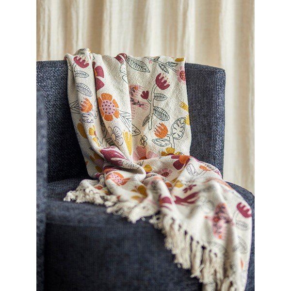 Pătură din amestec de bumbac 130x160 cm Vivielle – Bloomingville-image-1