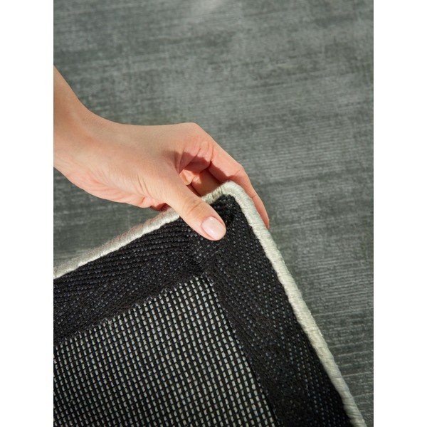 Covor albastru deschis țesut manual din viscoză 120x180 cm Noemi – Vikosa-image-4