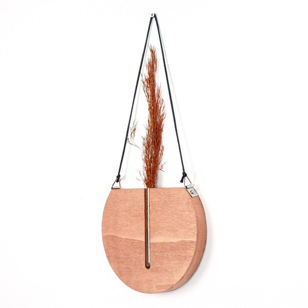 Vază de perete din lemn de culoare deschisă Kate Louise Light Flowerpot II.-image-3