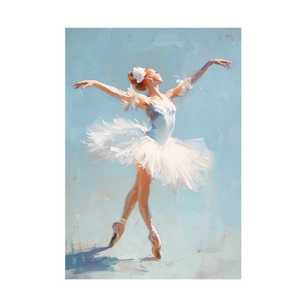 Tablou cu detalii pictate manual 70x100 cm Grace – Styler