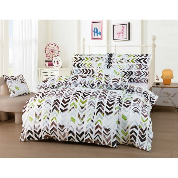 Lenjerie de pat din microsatin pentru pat de o persoană cu 6 piese 140x200 cm Madison – JAHU collections