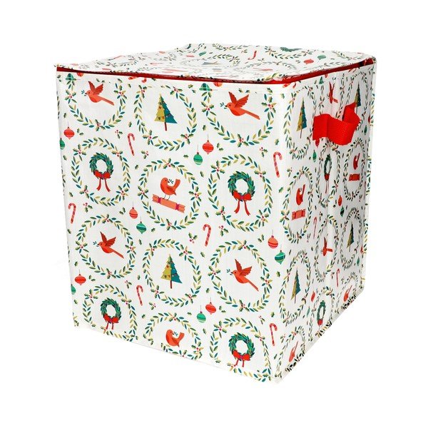 Cutie de depozitare pentru haine din plastic reciclat 32x32x35 cm Classic Christmas – Rex London-image-2