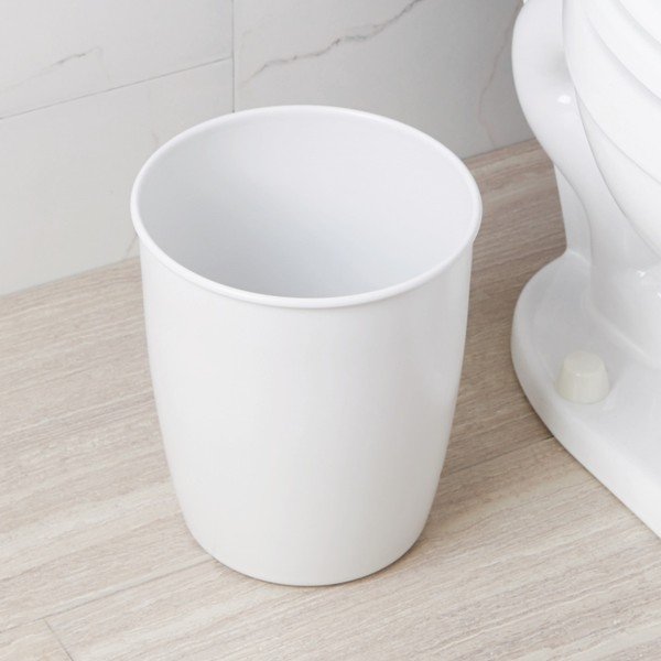 Coș de gunoi InterDesign Ariana, alb, 5 l-image-1
