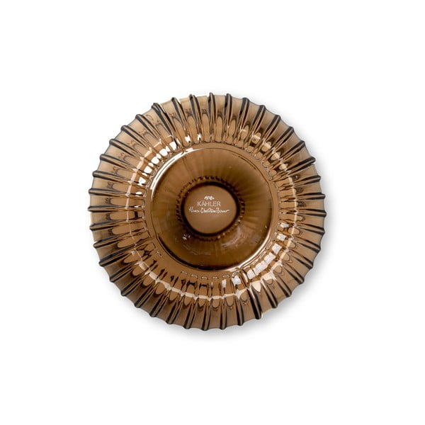 Vază din sticlă Kähler Design Omaggio, înălțime 18,5 cm, maro-image-3