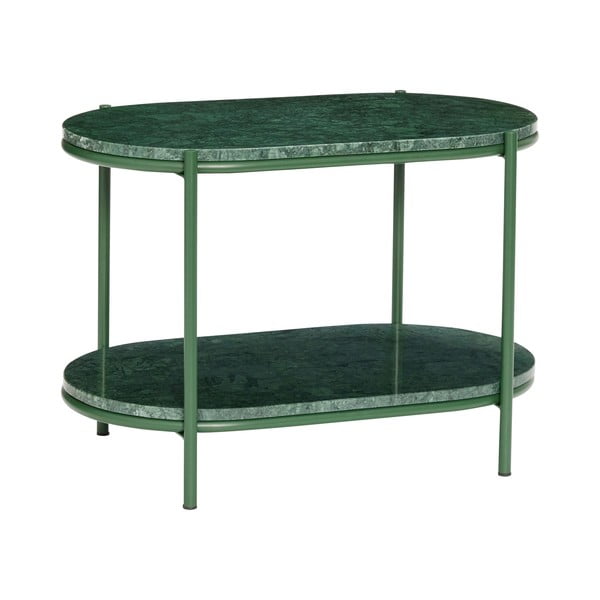 Măsuță de cafea verde-închis din marmură 34x58 cm Nusa – Hübsch