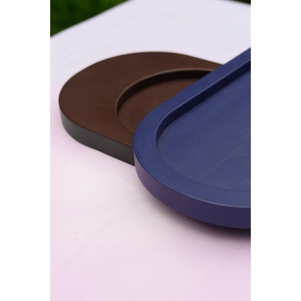 Tavă decorativă din lemn 15x32 cm Tenu – noo.ma-image-3