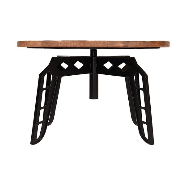 Măsuță cu blat din lemn de mango LABEL51 Pebble, ⌀ 80 cm-image-4