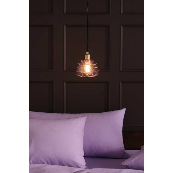 Lustră roz din sticlă ø 15 cm Fall – Jotex-image-1