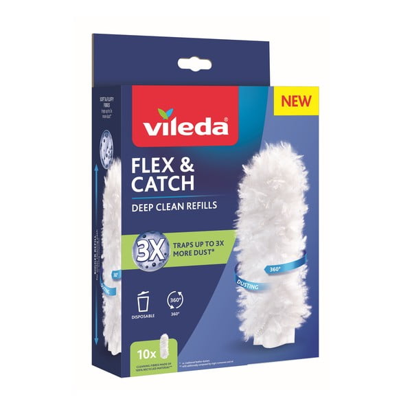 Set de rezerve pentru pămătuf de praf 10 buc. Flex&Catch – Vileda