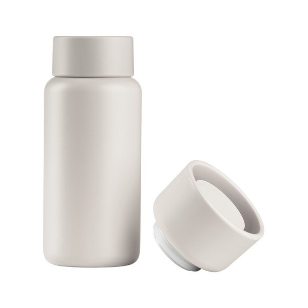 Cană termos bej din oțel inoxidabil 400 ml Singles – Zone