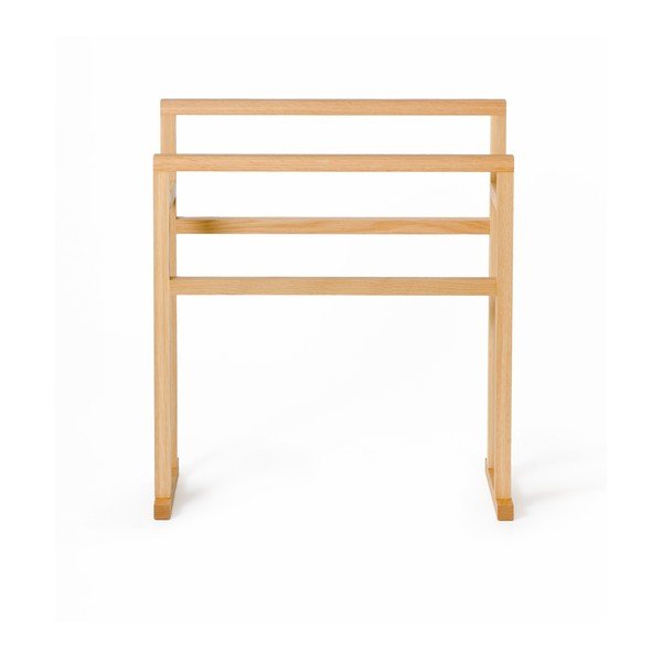 Suport pentru prosoape din lemn de stejar, Wireworks Mezza Grande-image-3