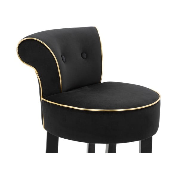 Scaun de bar albastru din catifea 96 cm Luxy – Mauro Ferretti-image-4