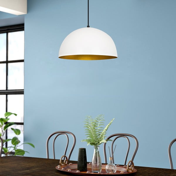 Lustră cu abajur din metal ø 40 cm Sivani – Opviq lights-image-1
