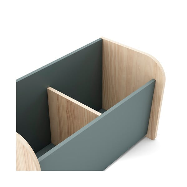 Bibliotecă de copii verde prăfuit 70x42x35 cm Esteban – Marckeric-image-4