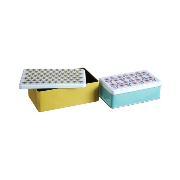 Cutii de depozitare 2 buc. din metal Joni – Premier Housewares-image-4