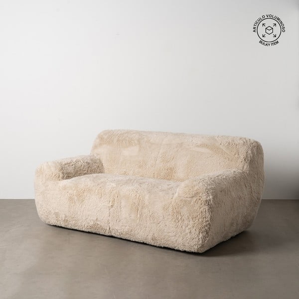 Canapea bej 185 cm Teddy – Ixia-image-1