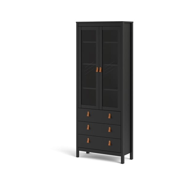 Vitrină neagră 78x199 cm Madrid – Tvilum-image-3