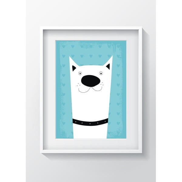 Tablou pentru copii OYO Kids Animals With Stripes Dog, 24 x 29 cm