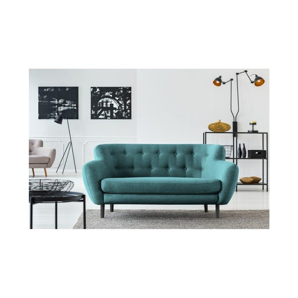 Canapea Cosmopolitan desing Hampstead, 162 cm, verde închis-image-4