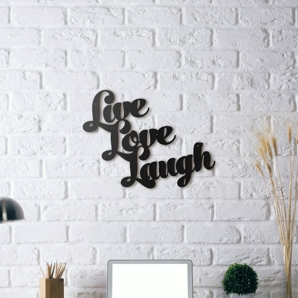 Decorațiune de perete Live Love Laugh