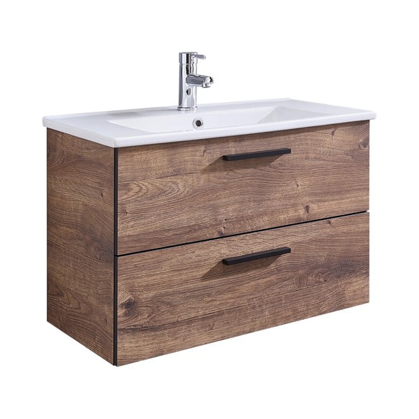 Dulap sub chiuvetă cu aspect de lemn de stejar 71x51 cm Set 374 - Pelipal-image-2