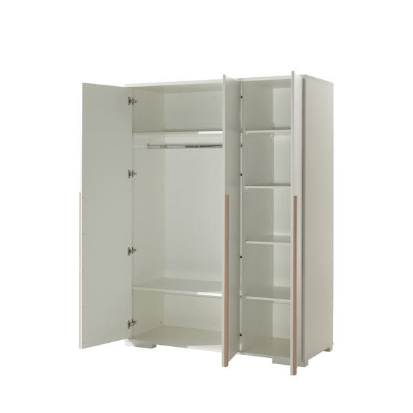 Șifonier de copii alb 146x195 cm London – Vipack-image-2