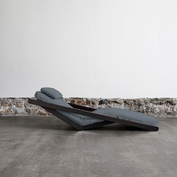Șezlong extensibil Karup Figo Wenge/Gris-image-2