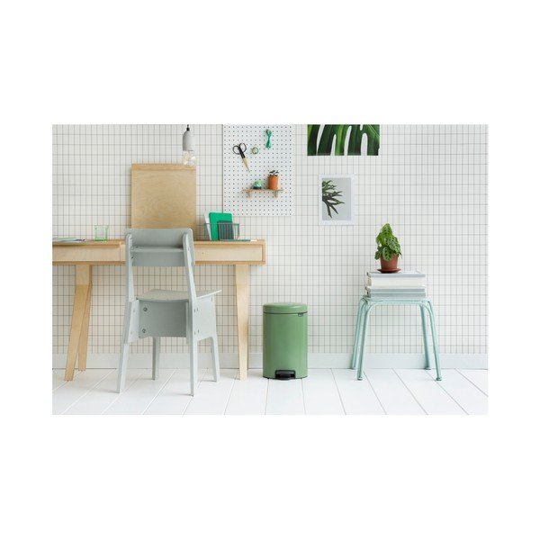Coș de gunoi cu pedală Brabantia Newicon, 12 l, verde-image-1