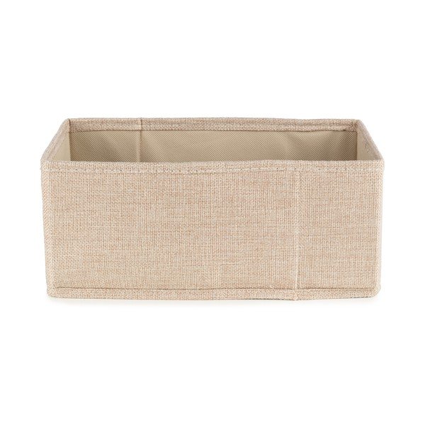 Cutie de depozitare bej din material textil 28x12x12 cm Sandy – Compactor-image-4