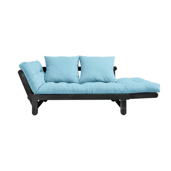 Canapea variabilă Karup Design Beat Black/Light Blue-image-3