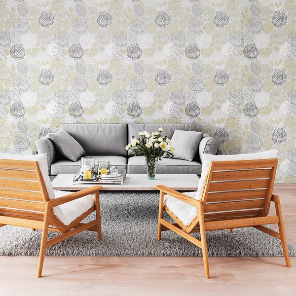 Autocolant decorativ pentru perete Ambiance Florale, 40 x 40 cm-image-3