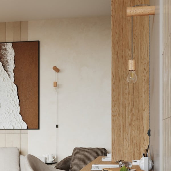 Aplică de perete în culoare naturală Arcadia – Sollux-image-1