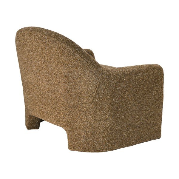 Fotoliu maro coniac cu tapițerie din chenille Zahara – House Nordic-image-3