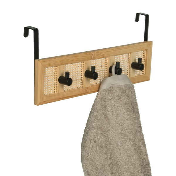 Cuier de ușă în culoare naturală din ratan 33 cm Allegre – Wenko-image-4