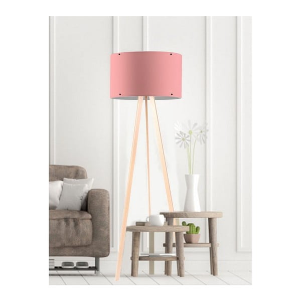 Lampadar Simple, roz deschis