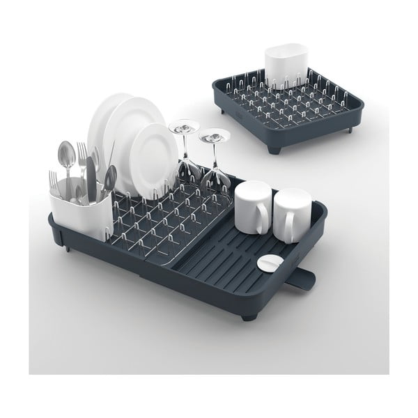 Suport ajustabil pentru scurs vase Joseph Joseph Extend, gri-image-3