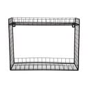 Raft negru etajat din oțel 40 cm Reja – PT LIVING