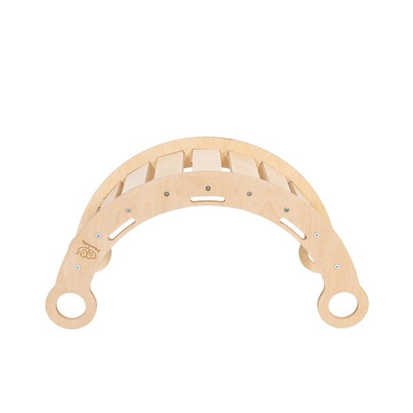 Leagăn în culoare naturală din lemn de pin 39x75x38 cm Montessori – Meowbaby-image-2